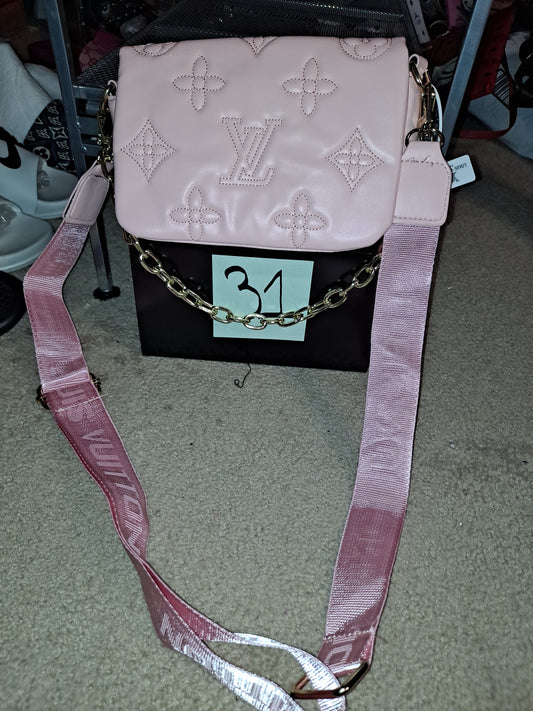 #31 LV Pink crossbody bag. CLEARANCE
