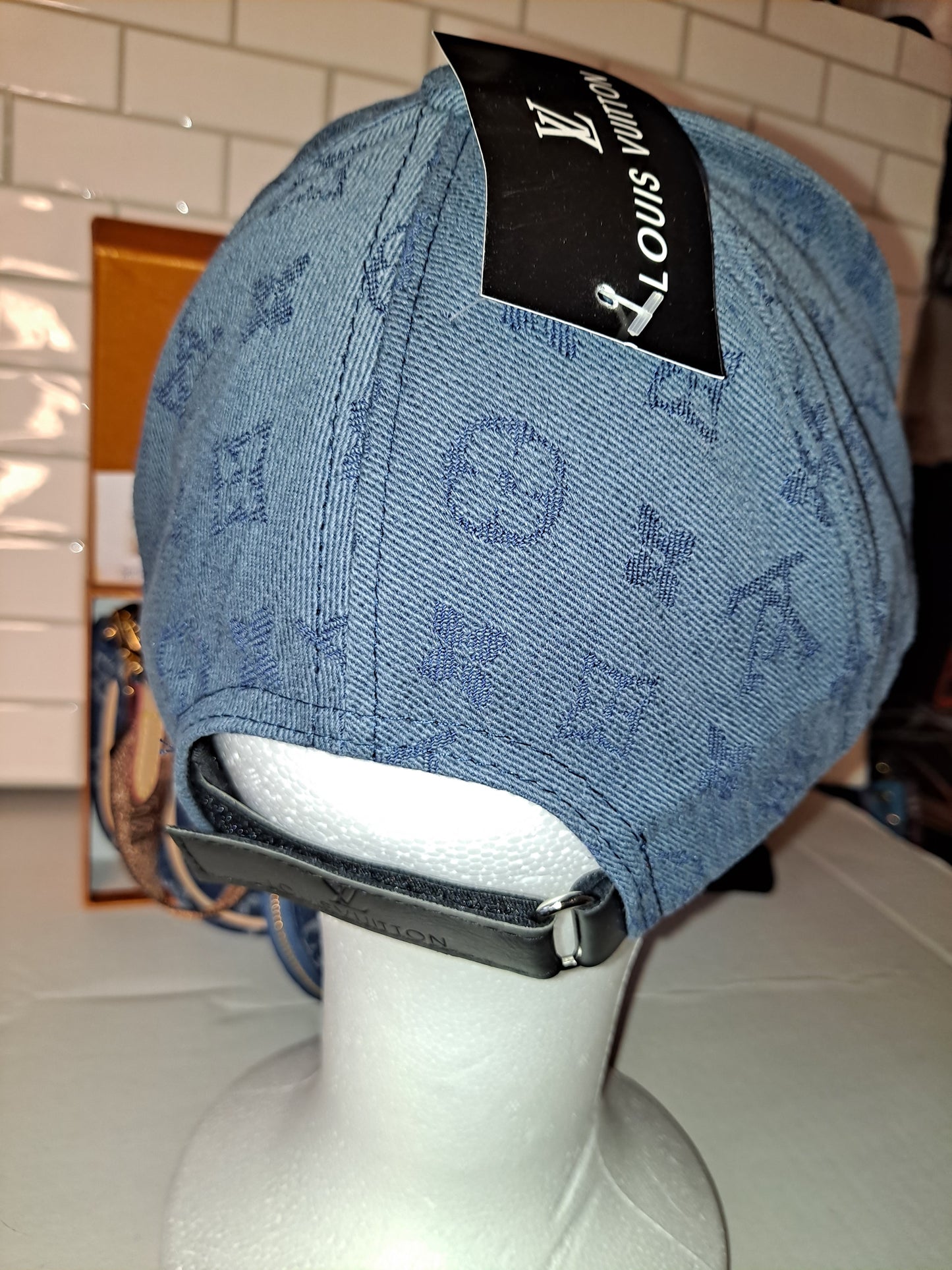 ON HAND LV BLUE DENIM BAG