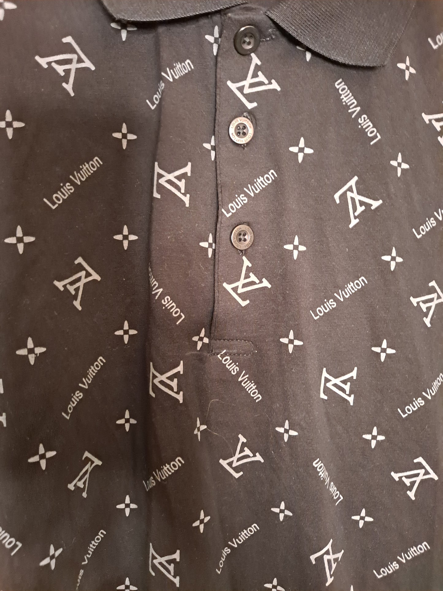 ON HAND LV BLACK LARGE SHIRT