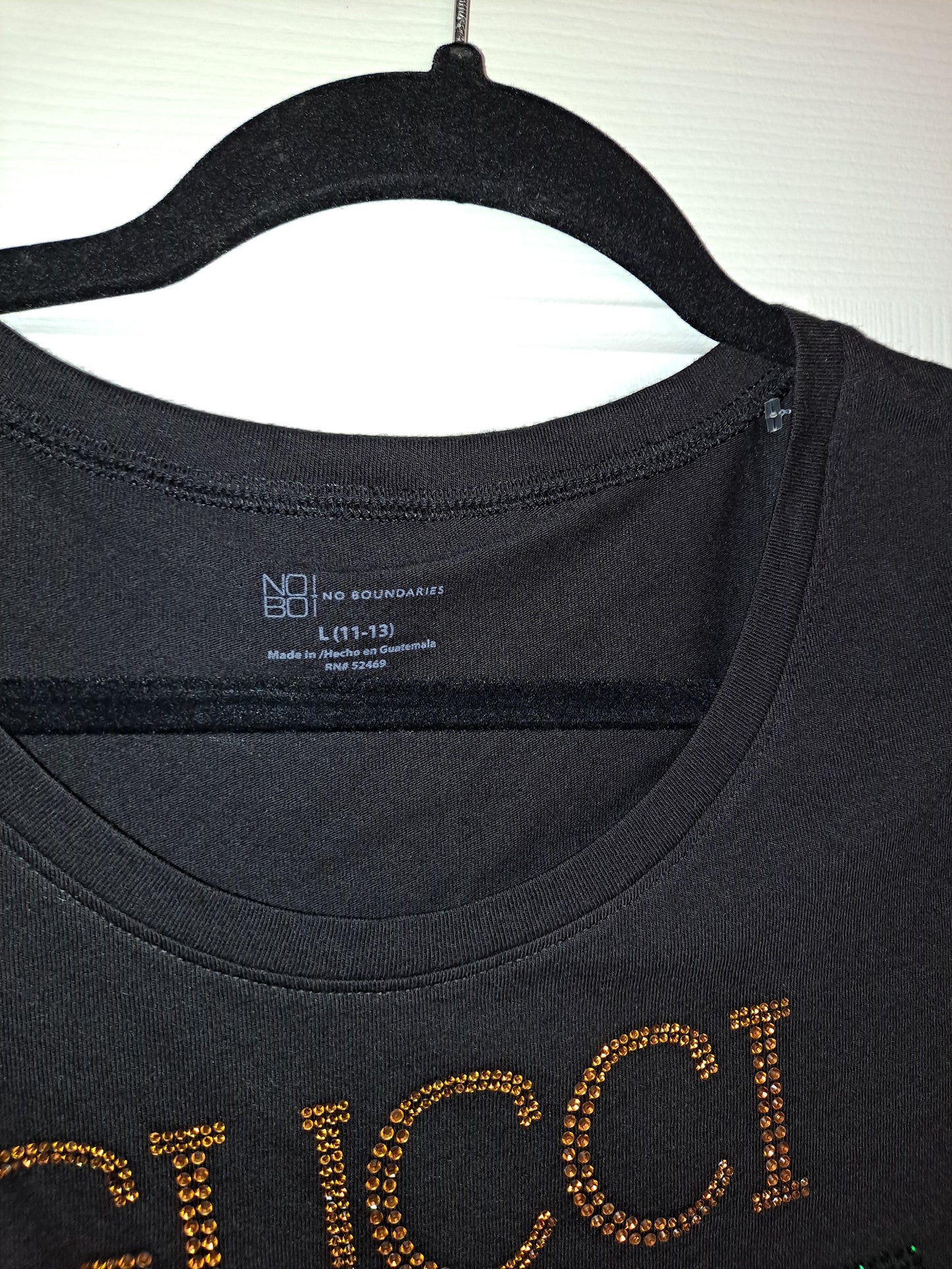ON HAND GG CUSTOM BLACK LARGE TOP