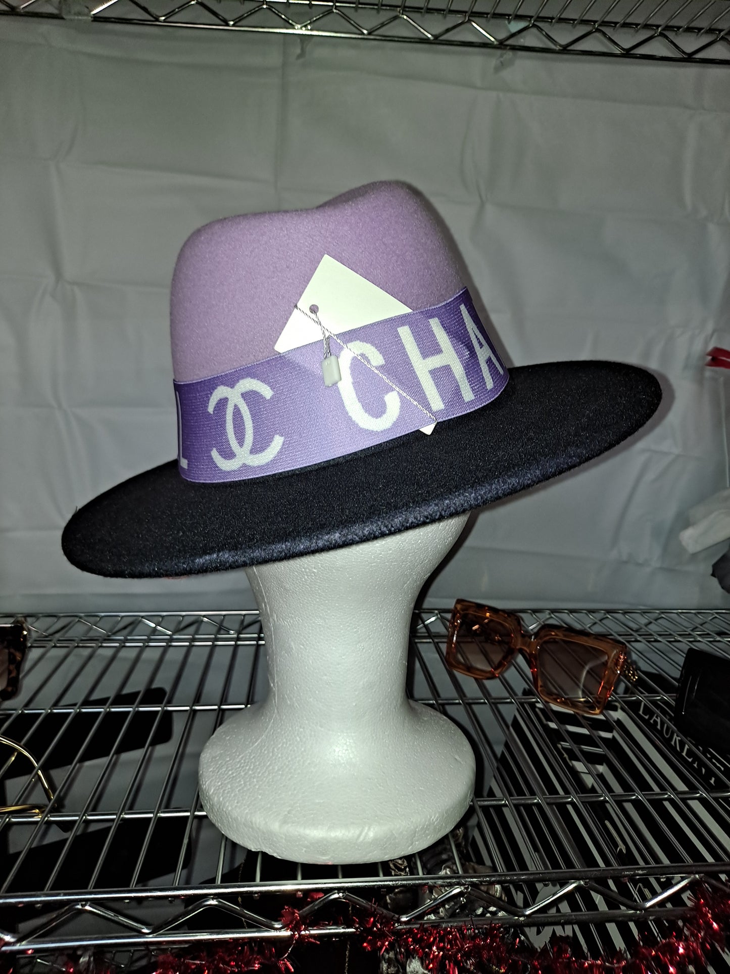 ON HAND FADORA HAT & HAT BAND