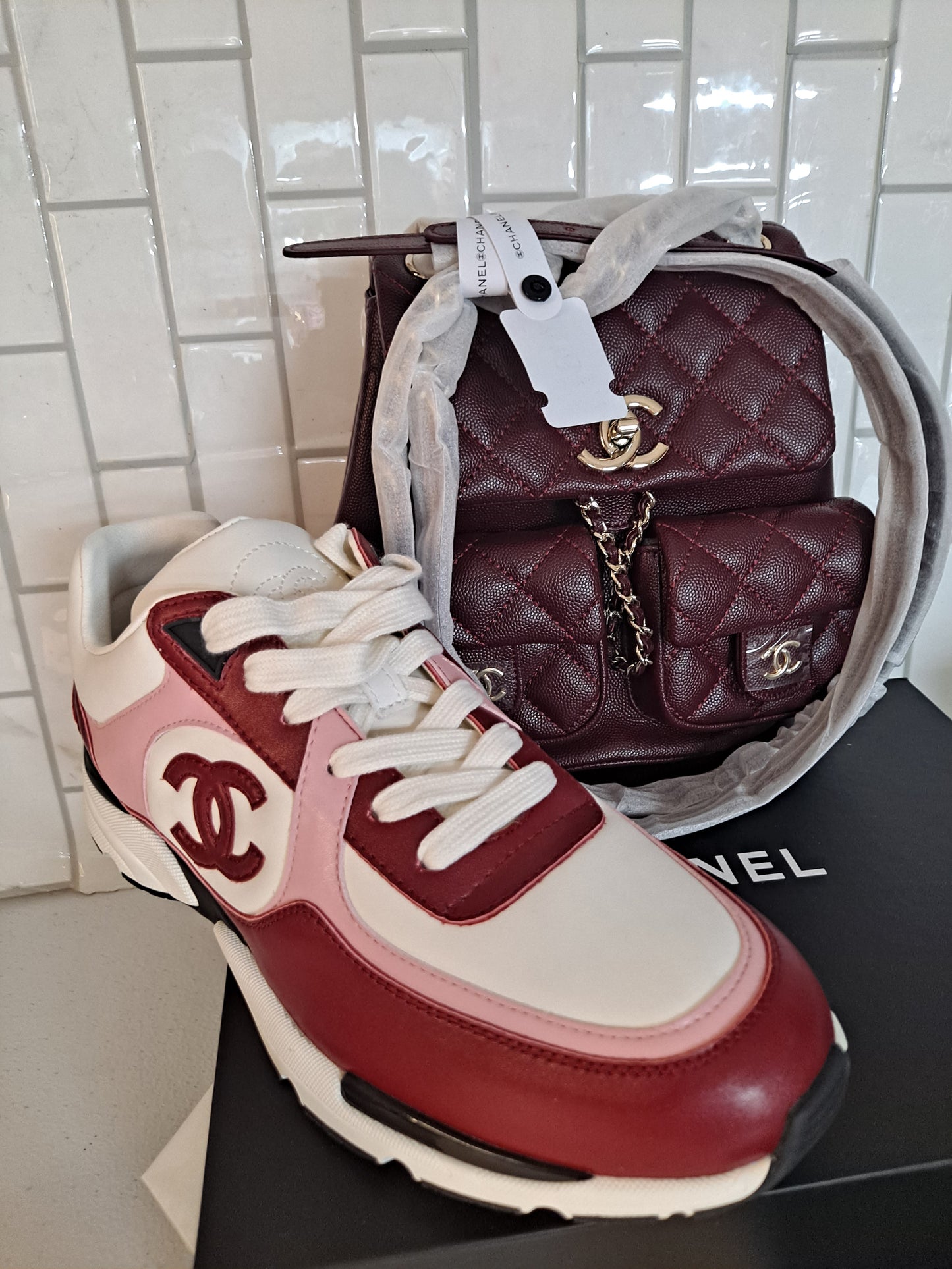 CC SNEAKERS OR CC BACKPACK/CROSSBODY BAG OR WALLET