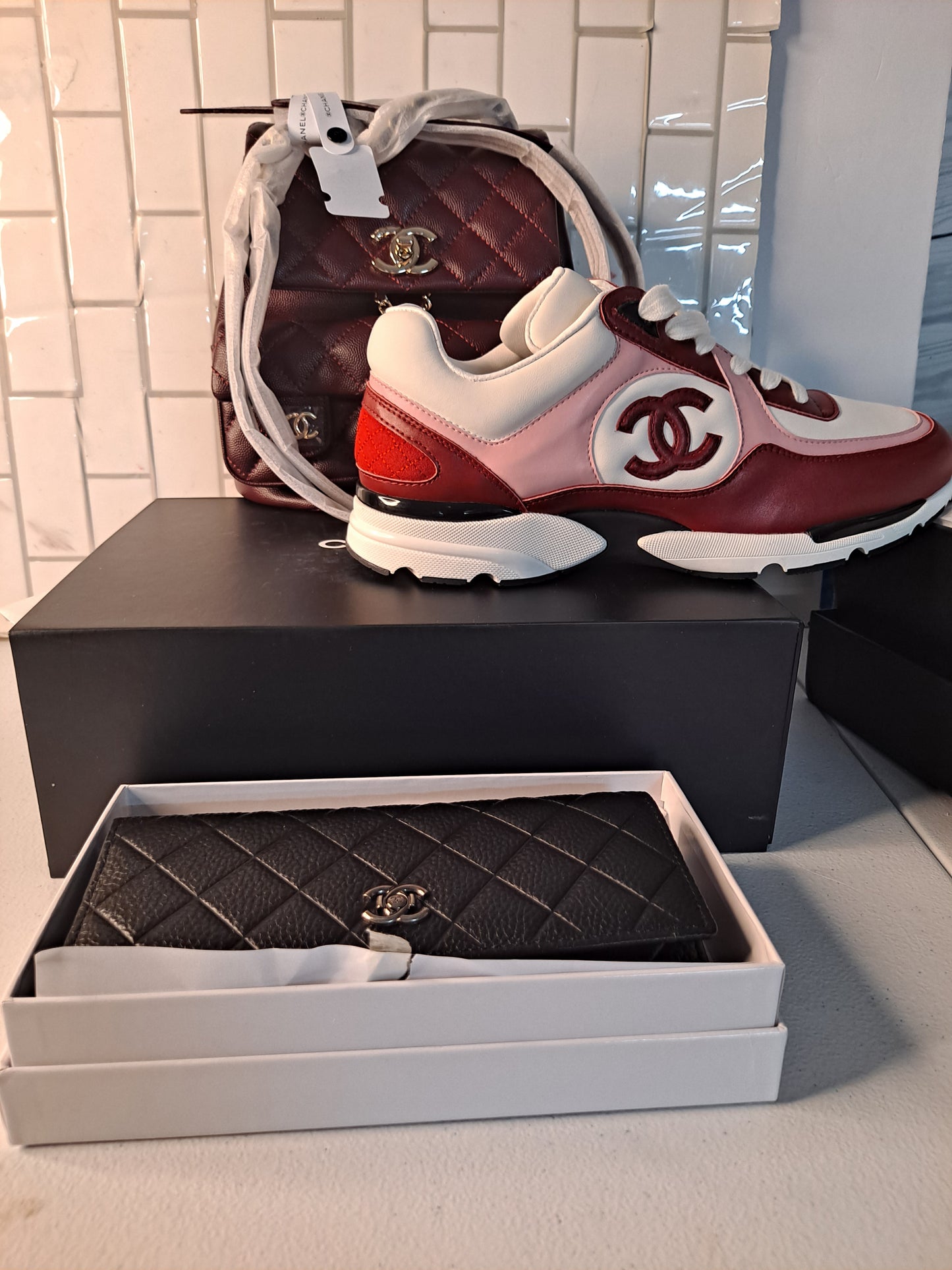 CC SNEAKERS OR CC BACKPACK/CROSSBODY BAG OR WALLET