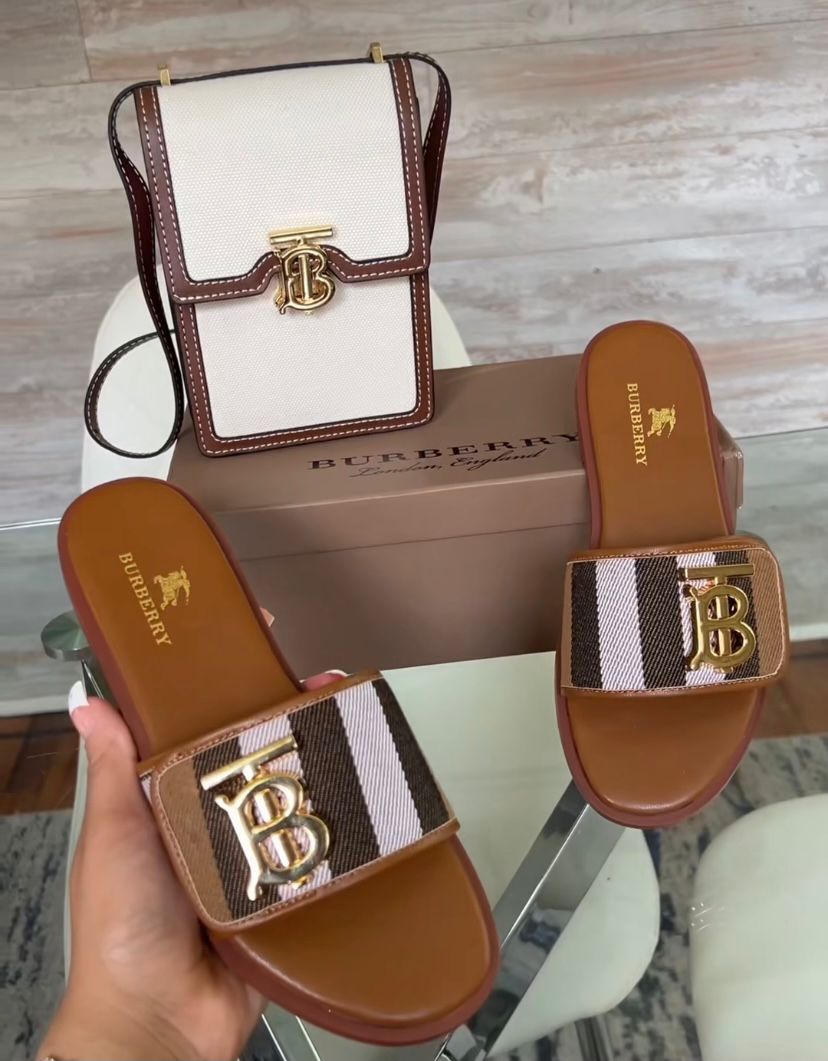 PRE-ORDER BB SET/BUNDLE CROSSBODY BAG & SLIDES/SANDALS