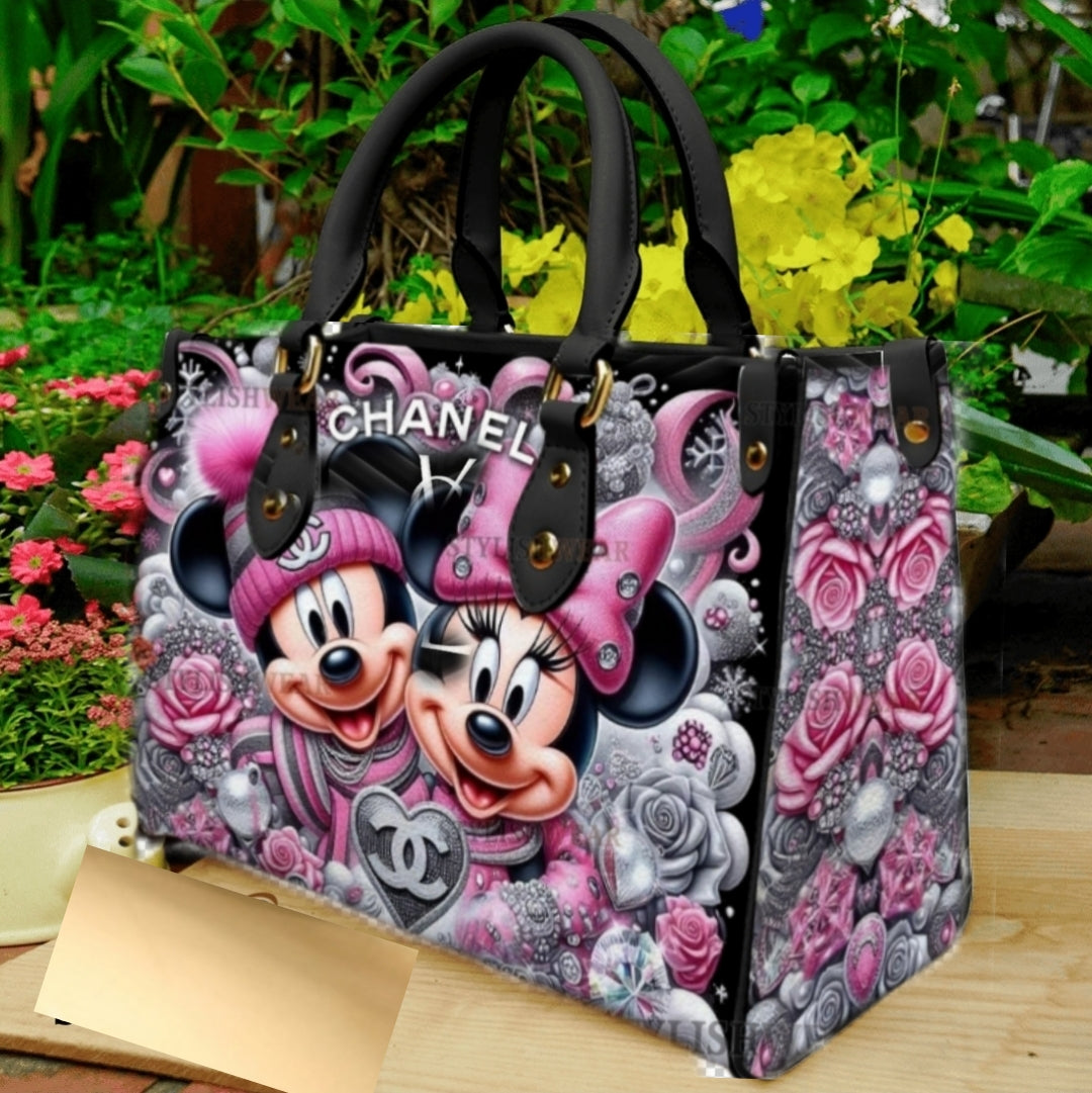 PRE-ORDER LV MIKEY TOTE 3D PRINT BAGS WITH CROSSBODY STRAP