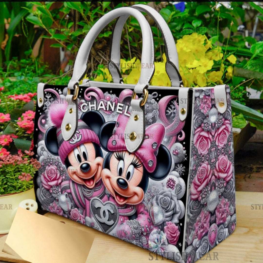 PRE-ORDER LV MIKEY TOTE 3D PRINT BAGS WITH CROSSBODY STRAP