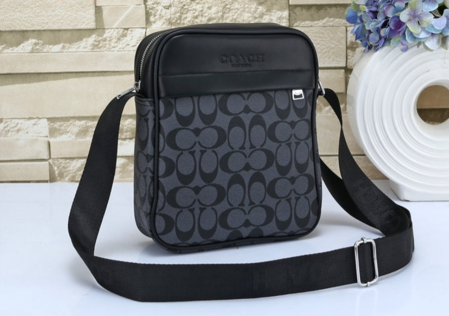 BLACK MEN CHEST BAGS 1701