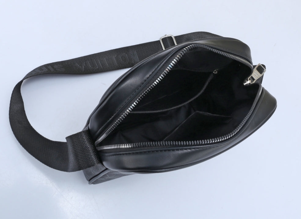 BLACK MEN CHEST BAGS 1701