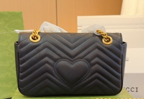 GG GOLD CHAIN CROSSBODY BAGS