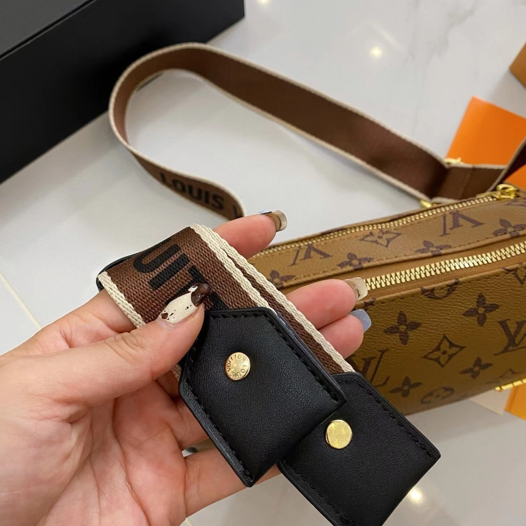 LV BACK ZIPPER CROSSBODY BAG