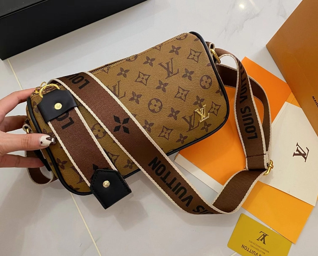 LV BACK ZIPPER CROSSBODY BAG