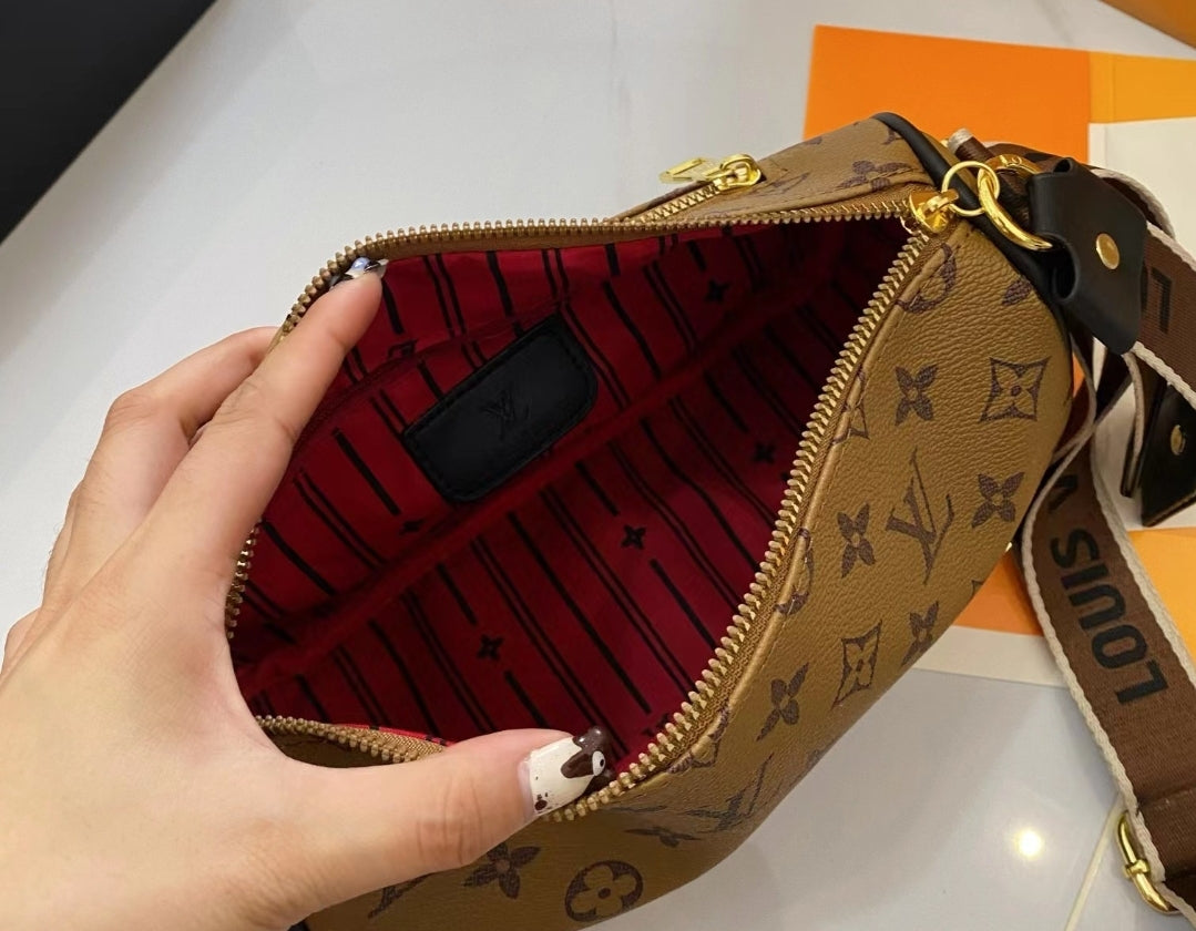 LV BACK ZIPPER CROSSBODY BAG
