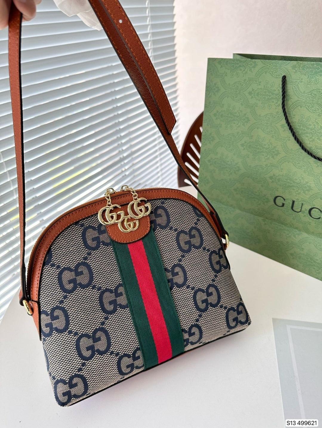 GG DENIM CROSSBODY BAG 73240125