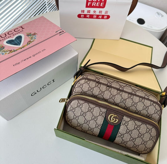 GG DOUBLE ZIP CROSSBODY BAG 73240195