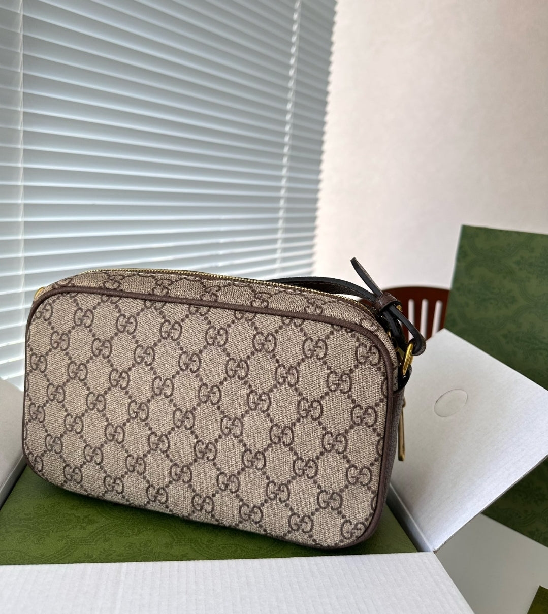 GG DOUBLE ZIP CROSSBODY BAG 73240195