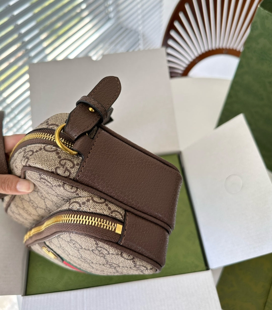 GG DOUBLE ZIP CROSSBODY BAG 73240195