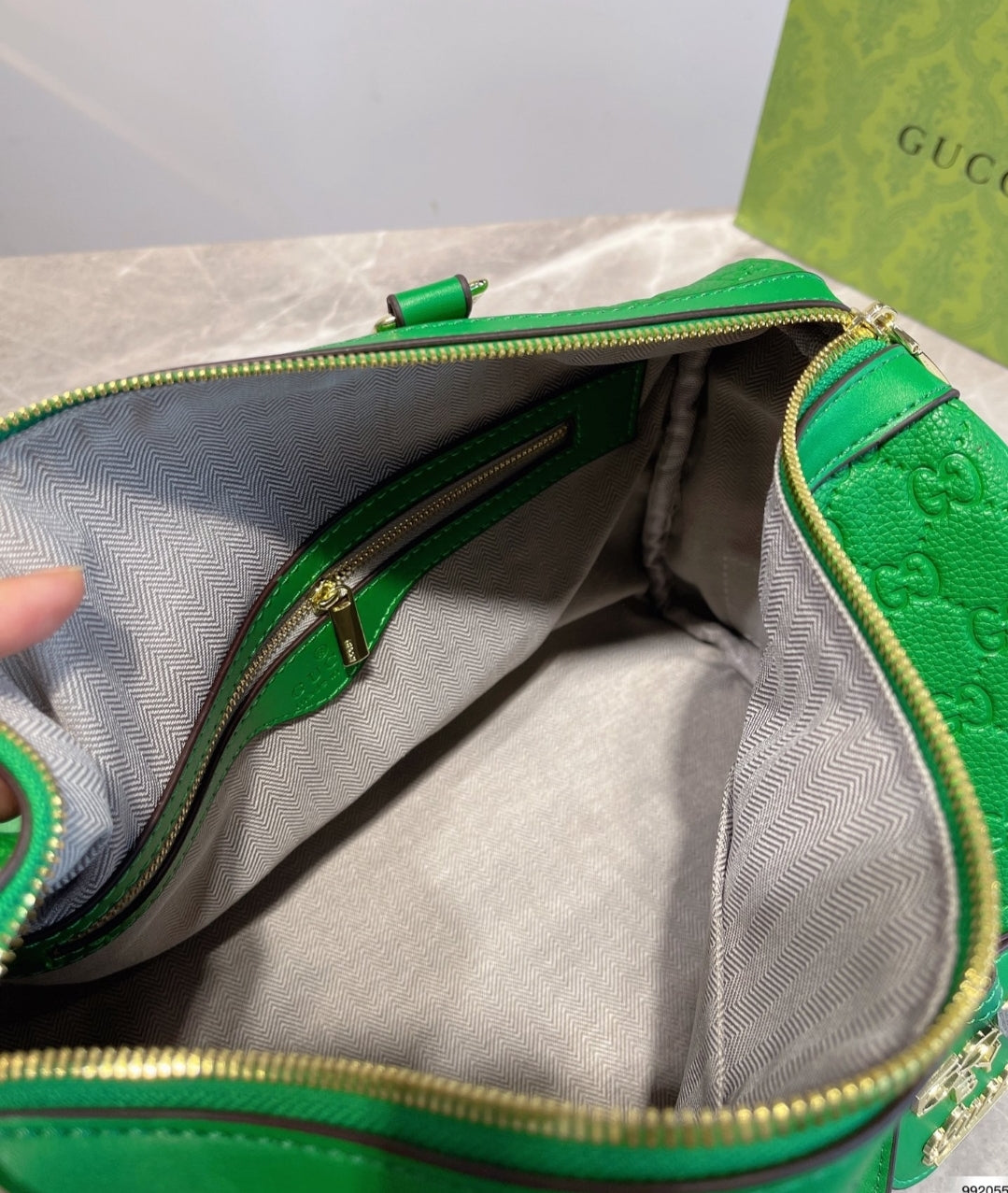 GG SPEEDY GREEN, BLACK BAG 7652140