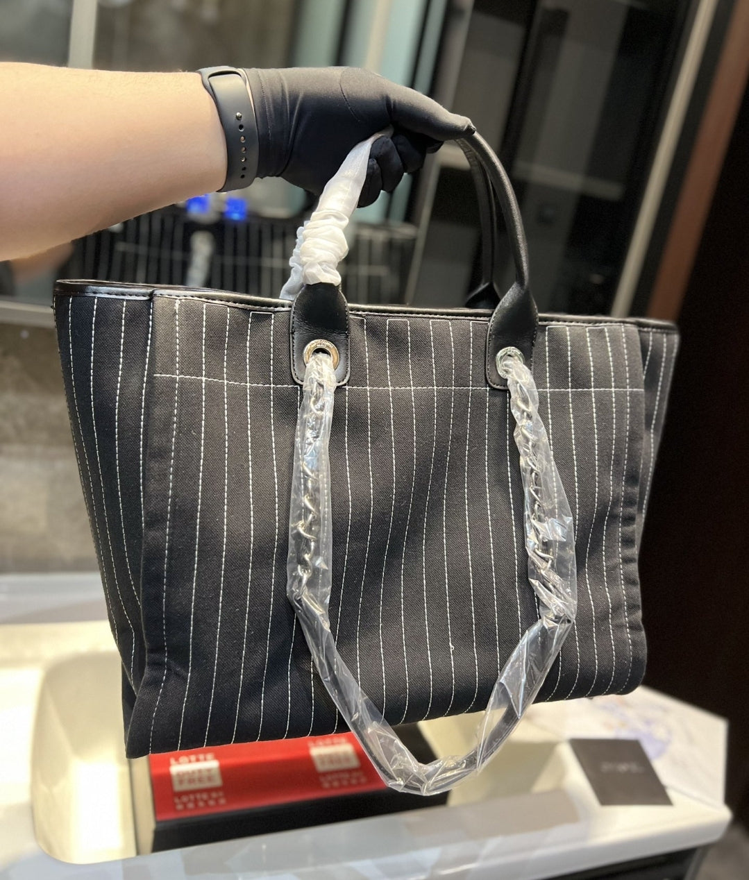 CC BLACK DENIM SET 2PC BAGS 7359160
