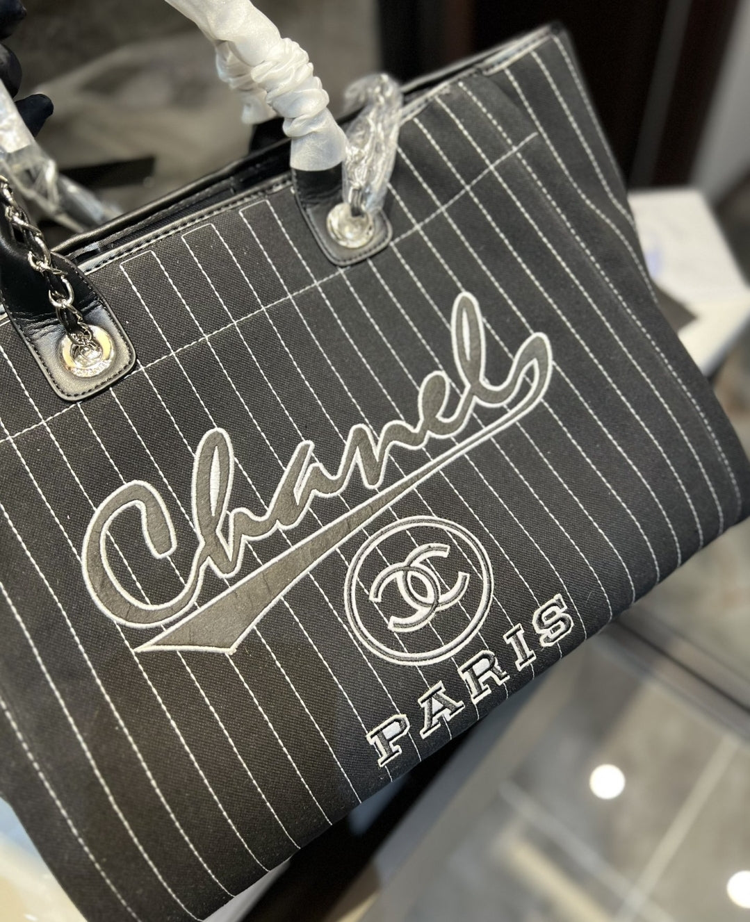 CC BLACK DENIM SET 2PC BAGS 7359160