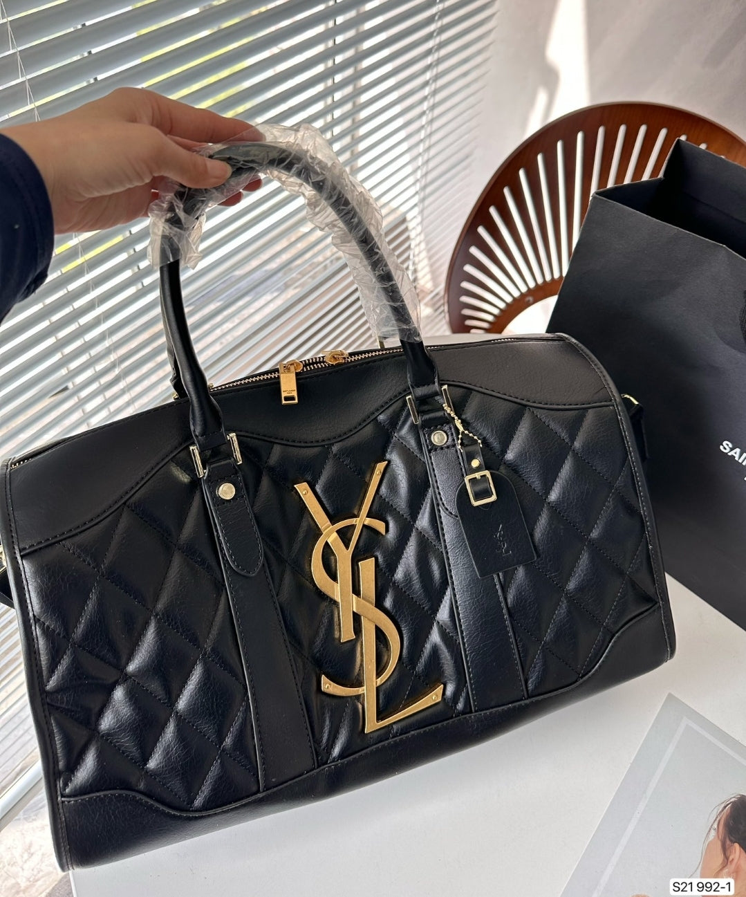 YLS BLACK DUFFLE BAG 73240170