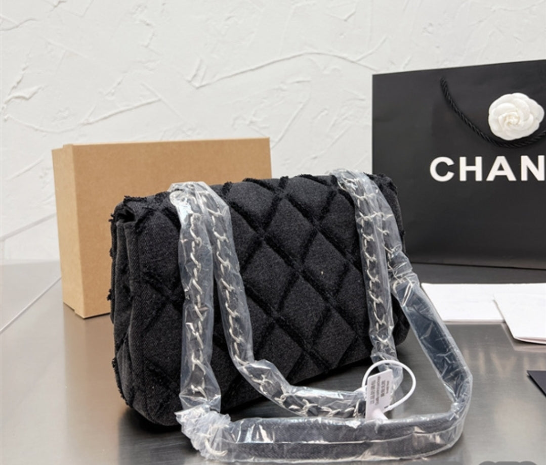 CC BLACK & DENIM CROSSBODY BAGS 73240145