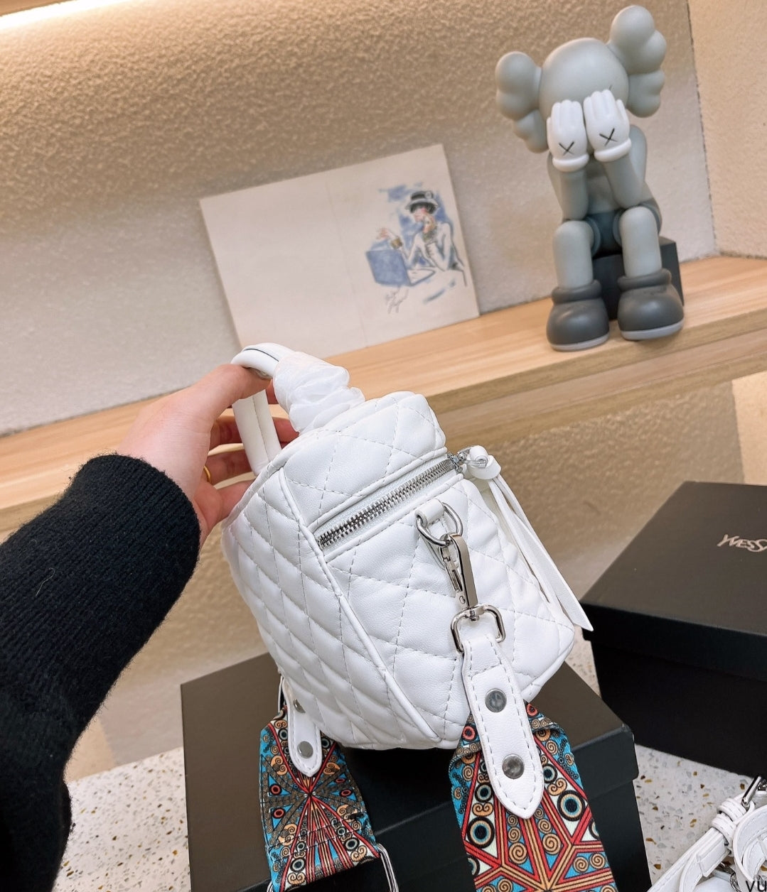 YLS QUILTED VANITY BUCKET BAGS 7652115