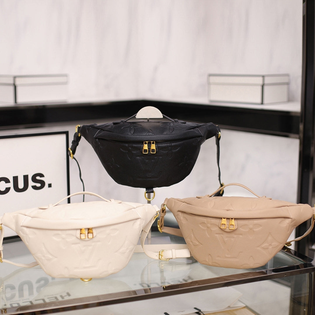 LV EMBOSSED SLING, WAIST, FANNIE PACK BAGS LV889