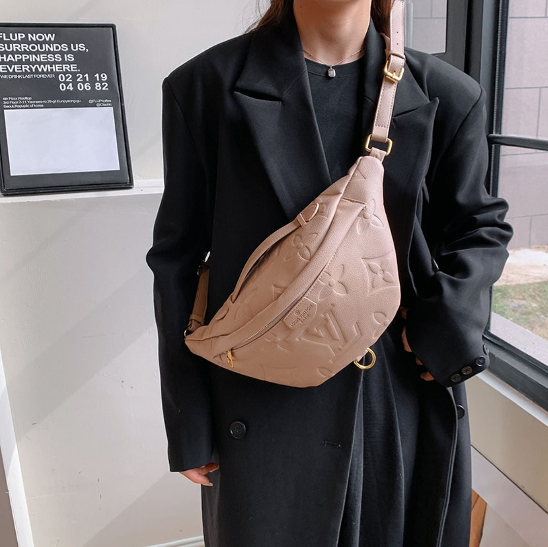 LV EMBOSSED SLING, WAIST, FANNIE PACK BAGS LV889