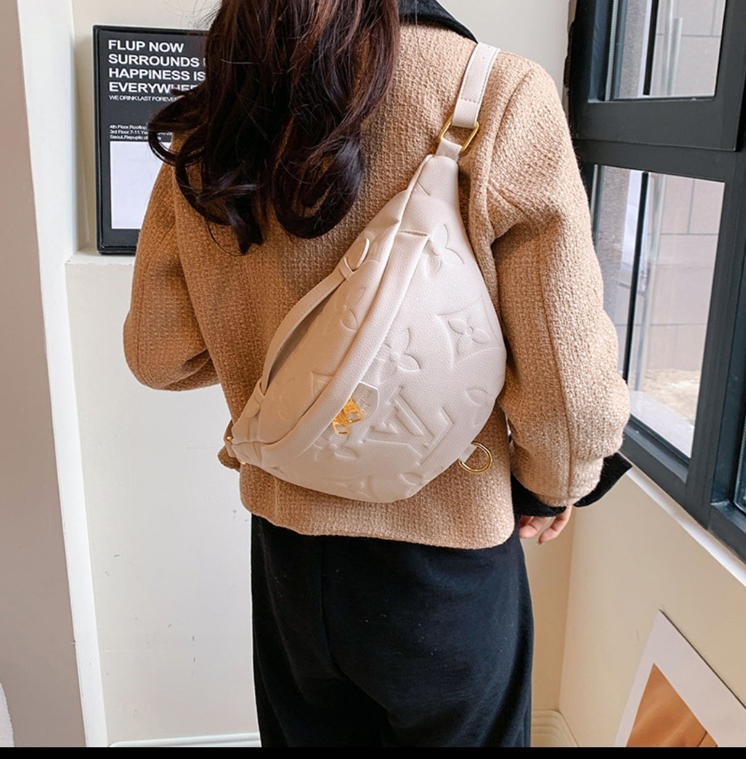 LV EMBOSSED SLING, WAIST, FANNIE PACK BAGS LV889