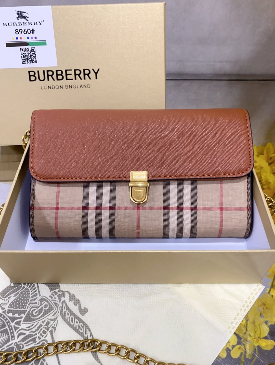 BB GOLD CHAIN CROSSBODY BAGS 8960