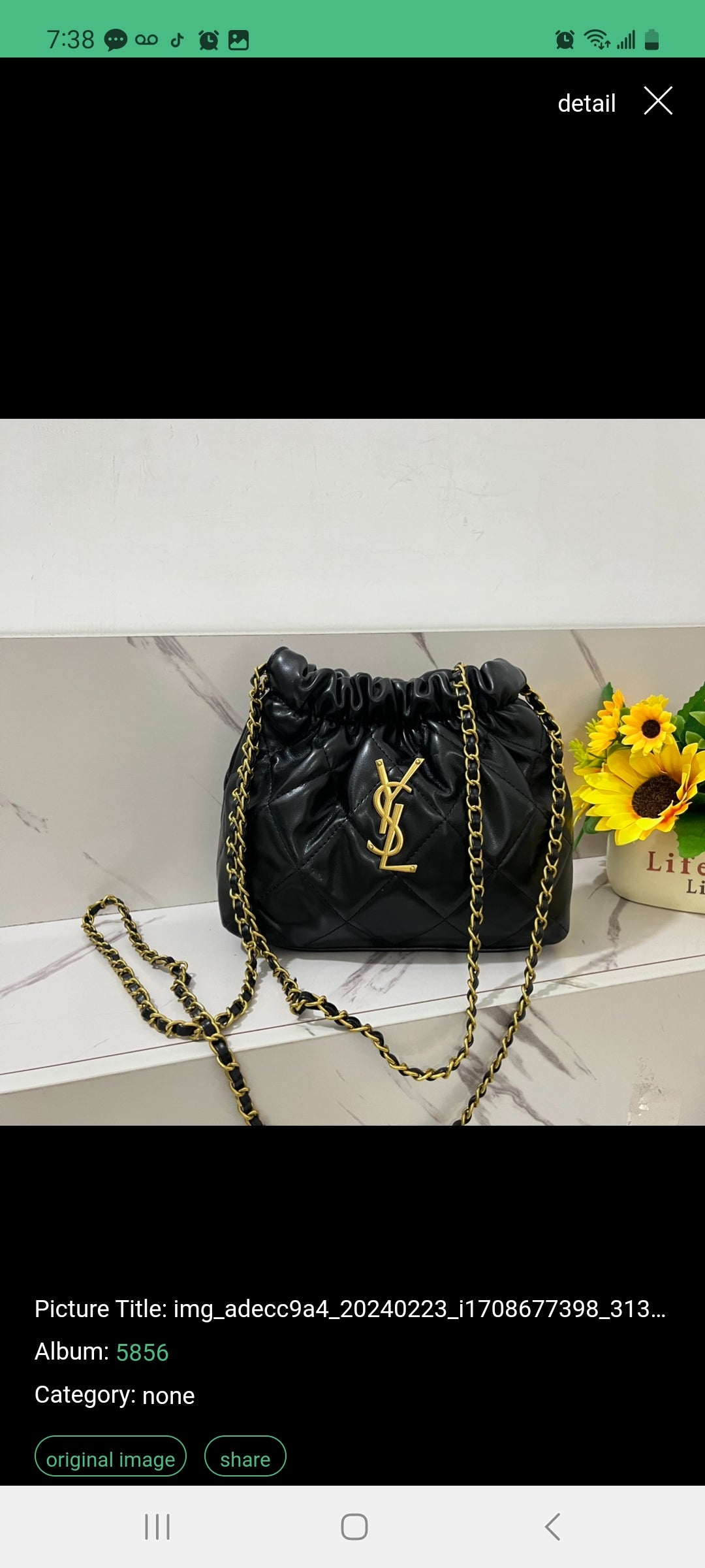 YLS, CC DRAW STRING BAGS 5856