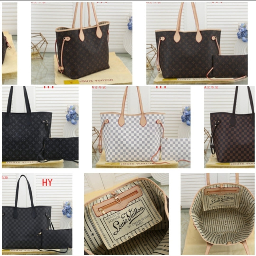 PRE-ORDER LV NEVERFULL SET BAGS 40156