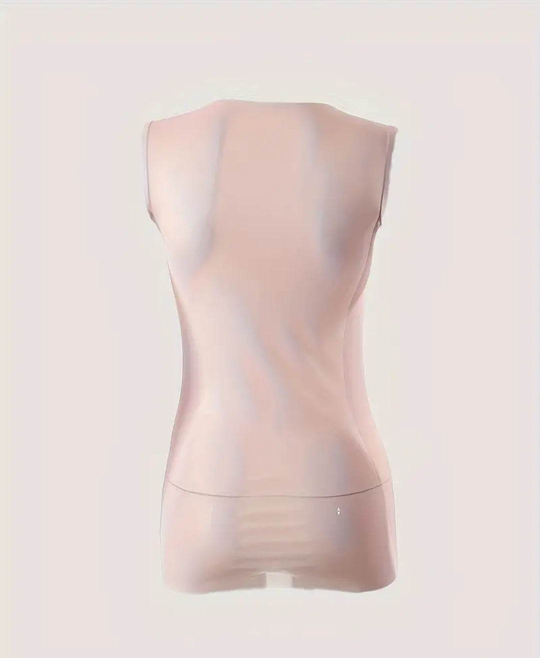 ON HAND WORD MESH SEE THROUGH SLEEVELESS WOMAN STRETCHY SHIRT