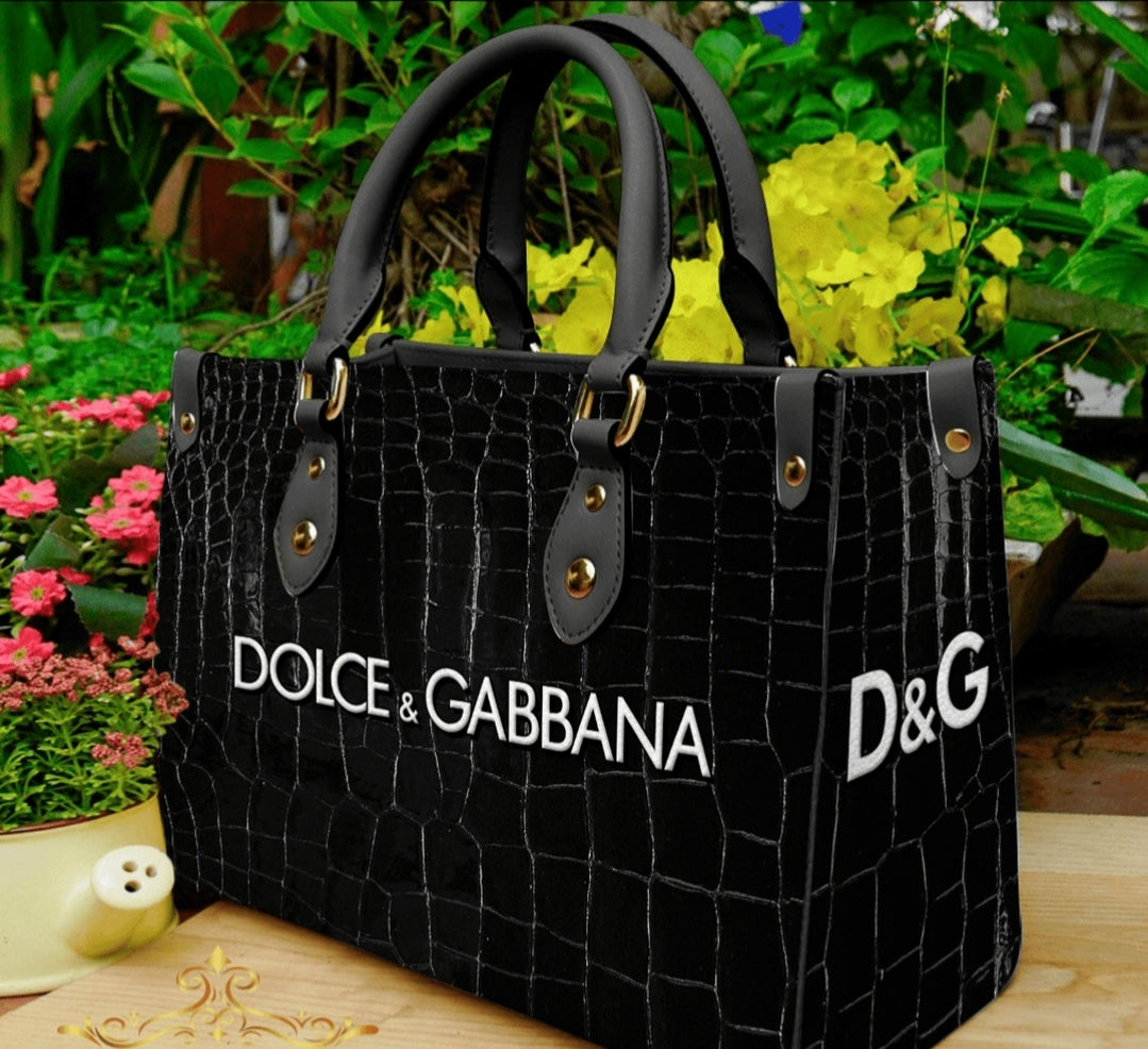 D&G TOTE 3D PRINT BAGS WITH CROSSBODY STRAP