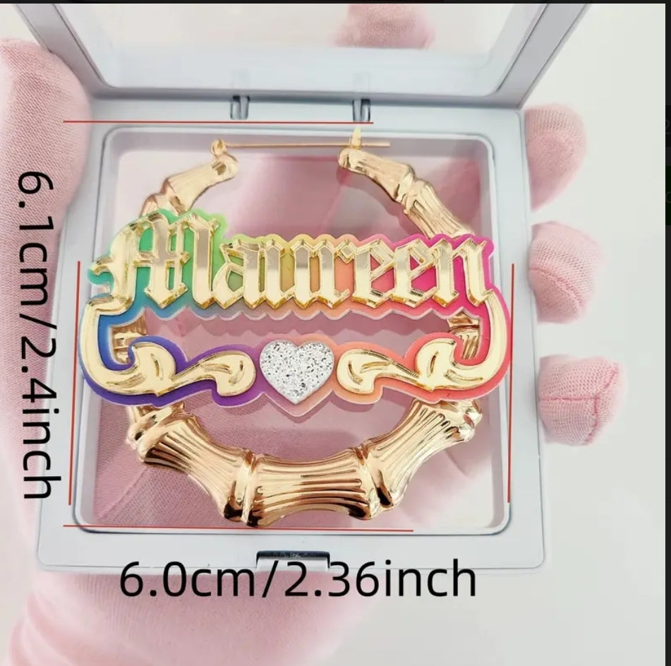 PRE-ORDER CUSTOM NAME EARRINGS