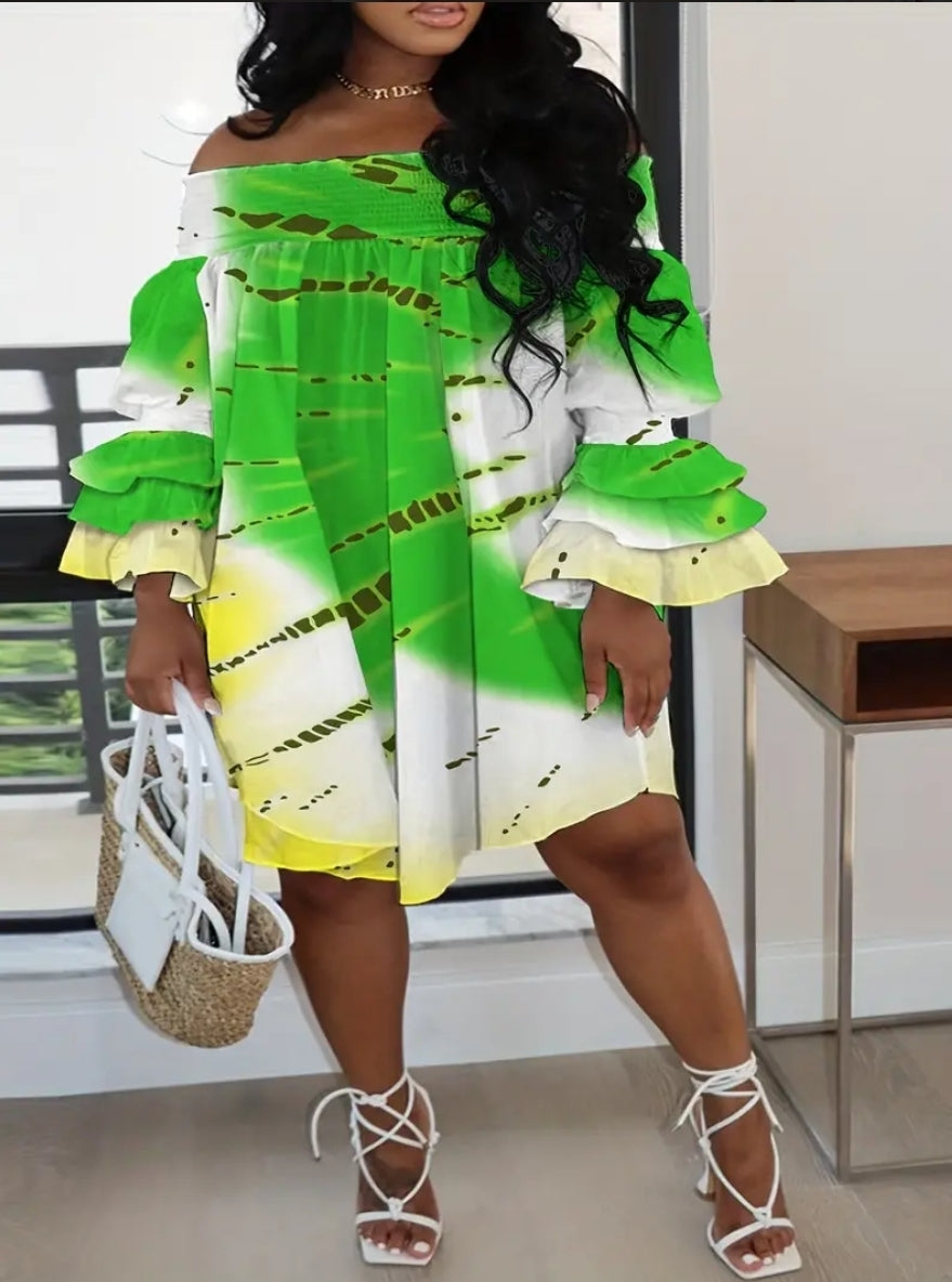 PRE-ORDER GREEN DRESS OUTFIT