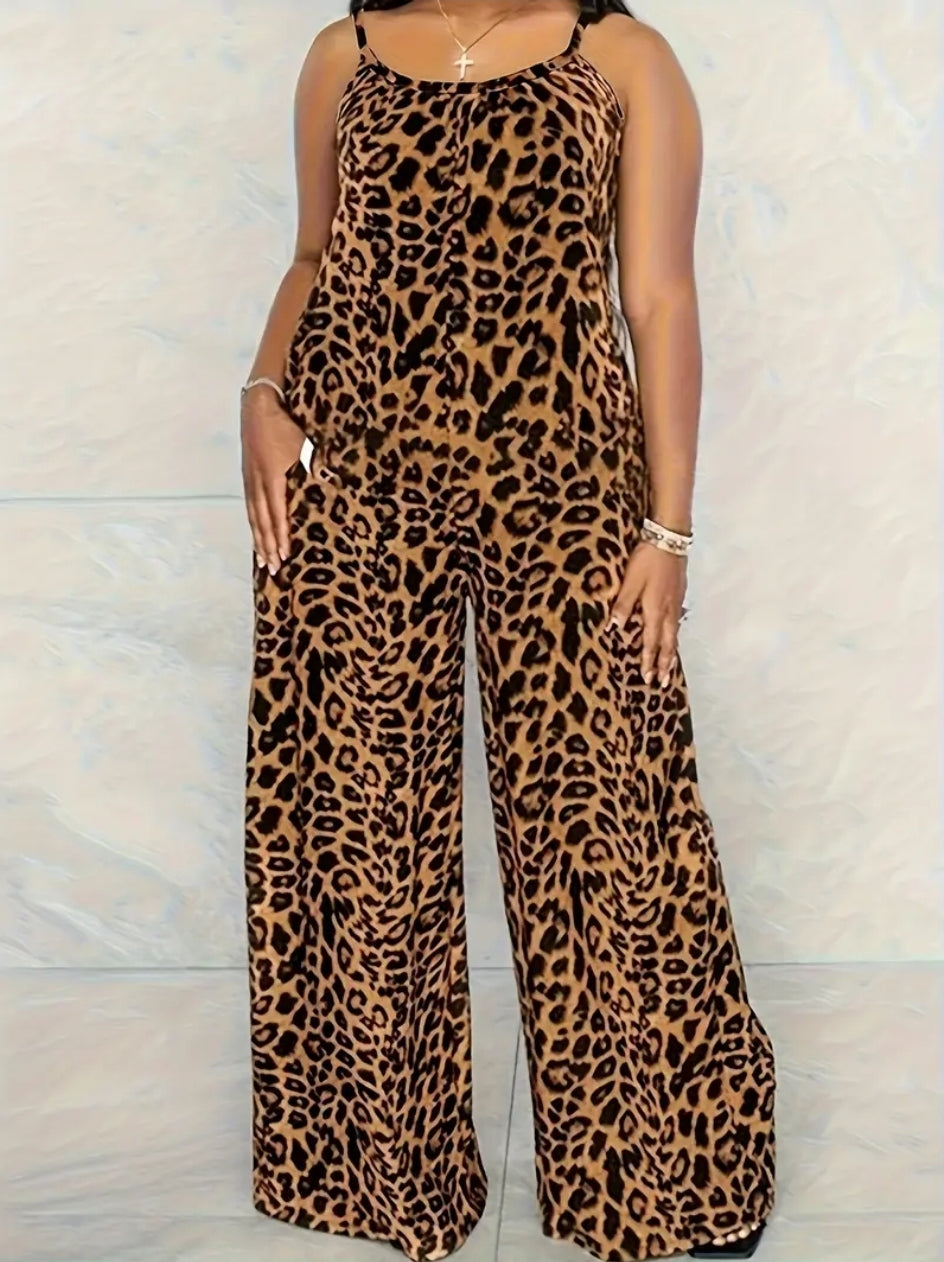 ON HAND LEOPARD JUMPSUIT OUTFIT