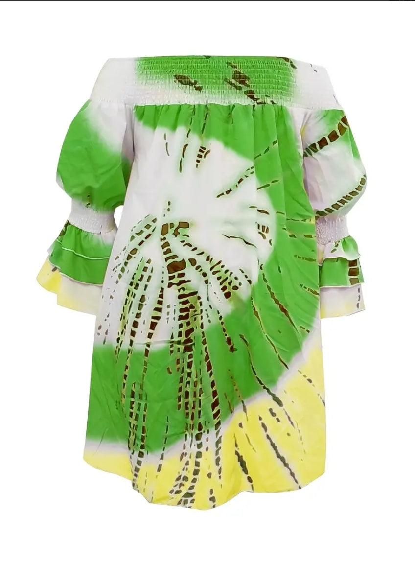 PRE-ORDER GREEN DRESS OUTFIT