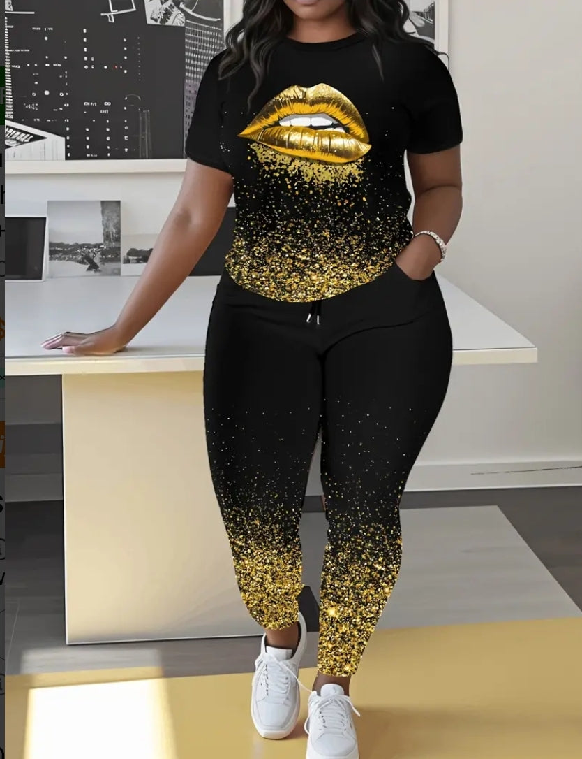 PRE-ORDER LIPS PANT OUTFIT