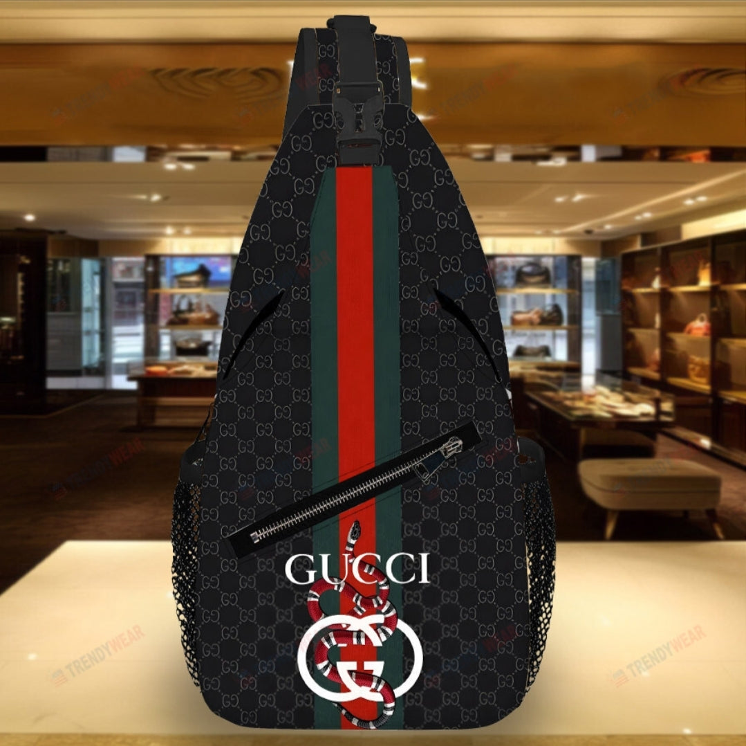 PRE-ORDER CD, LV, GG 3D PRINT SLING/CROSSBODY BAGS