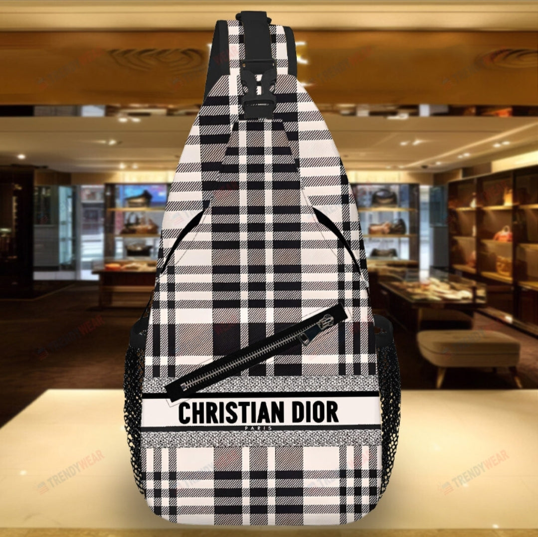 PRE-ORDER CD, LV, GG 3D PRINT SLING/CROSSBODY BAGS