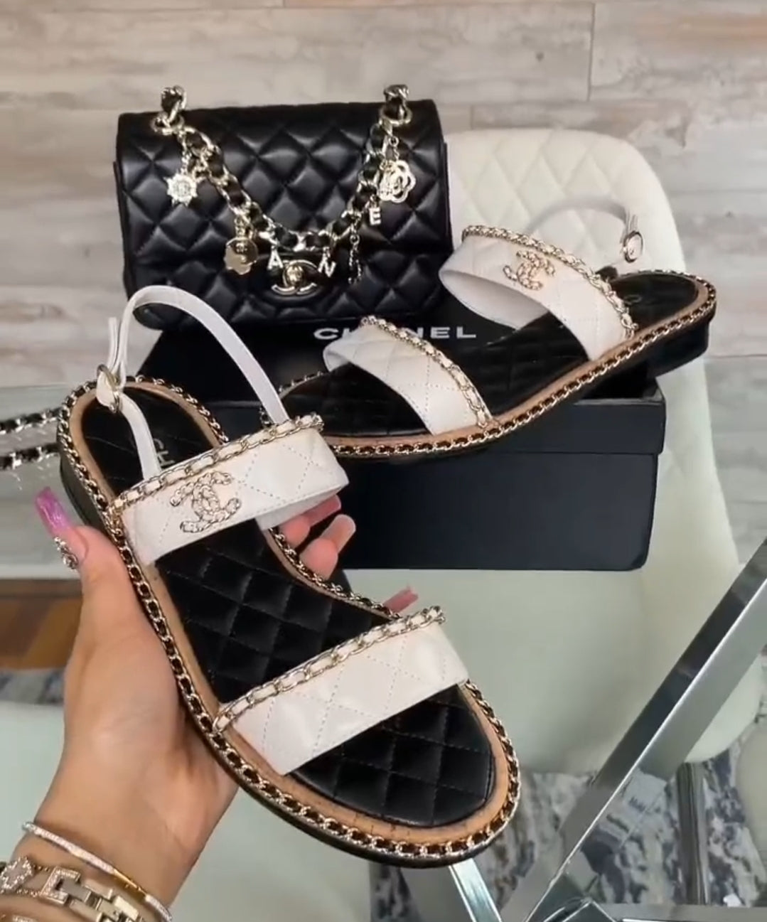 PRE-ORDER CC SET BAG & SANDALS
