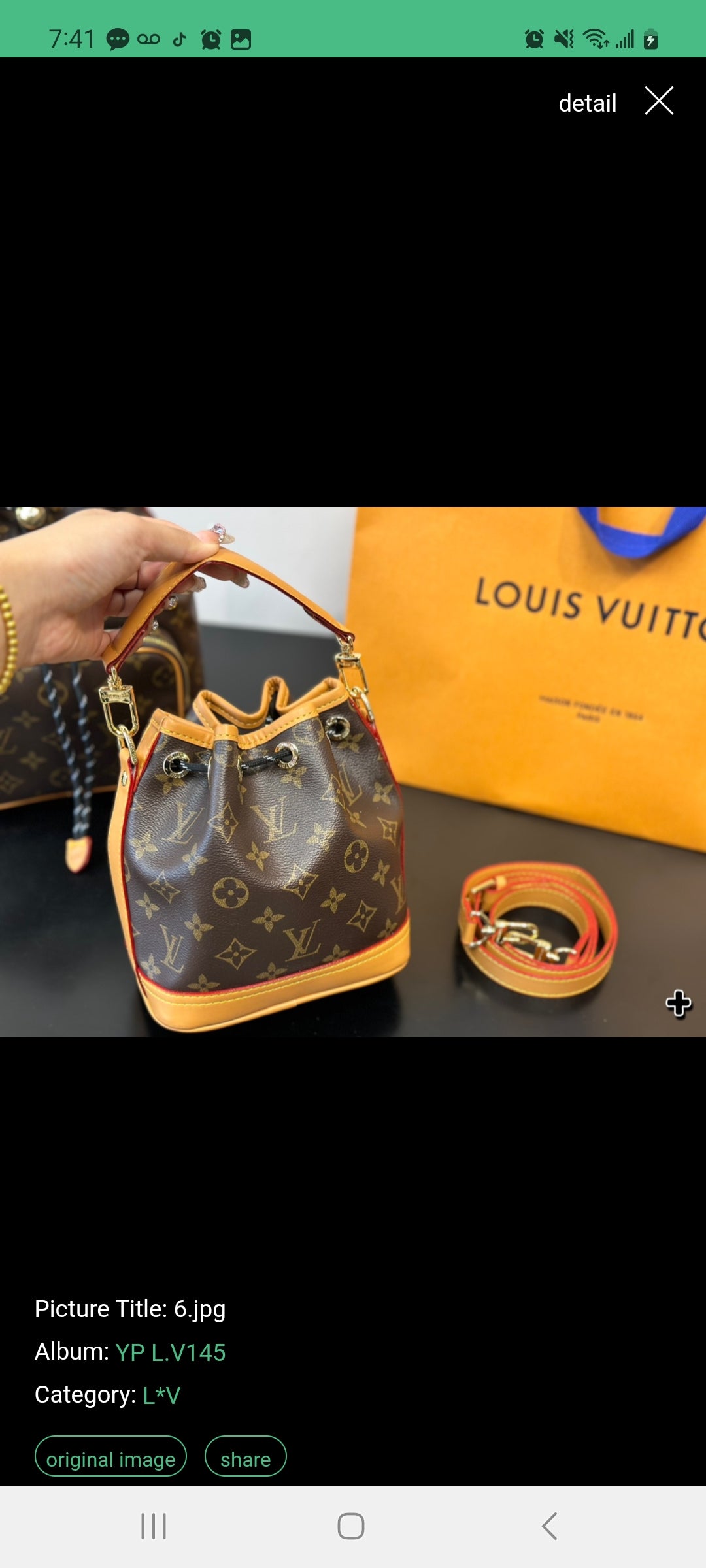 PRE-ORDER 2 LV BUCKET BAGS