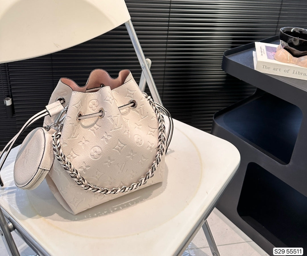 PRE-ORDER LV EMBOSSED BUCKET BAG