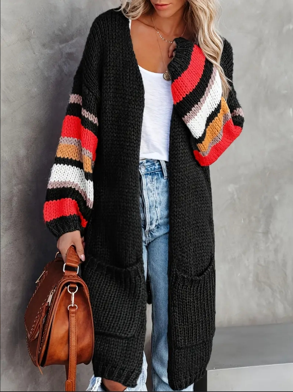 PRE-ORDER STRIPE LONG SWEATER
