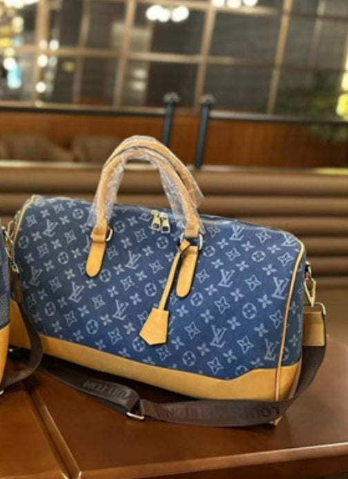PRE-ORDER DENIM LV DUFFEL BAG 9529