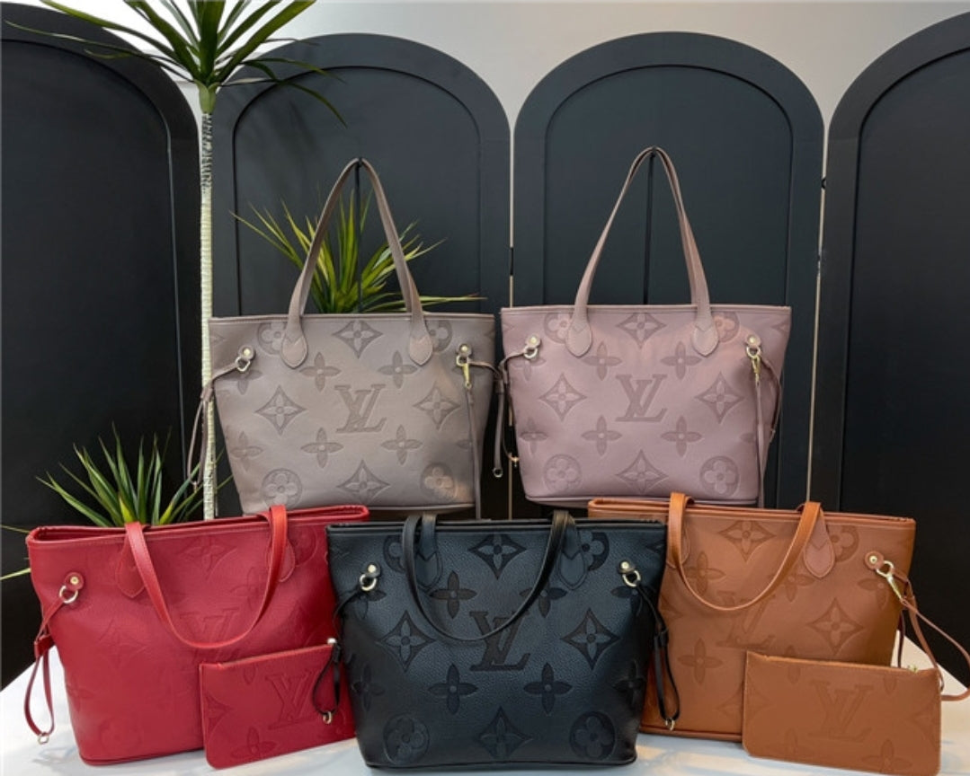 PRE-ORDER LV EMBOSSED HAND SET BAGS 9019