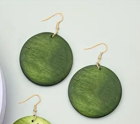 ON HAND GREEN 5 STYLES EARRINGS