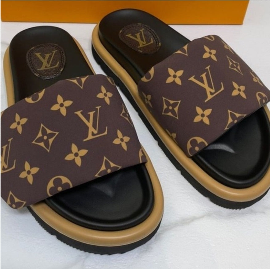 LV SLIDES OR LV CROSSBODY BAG