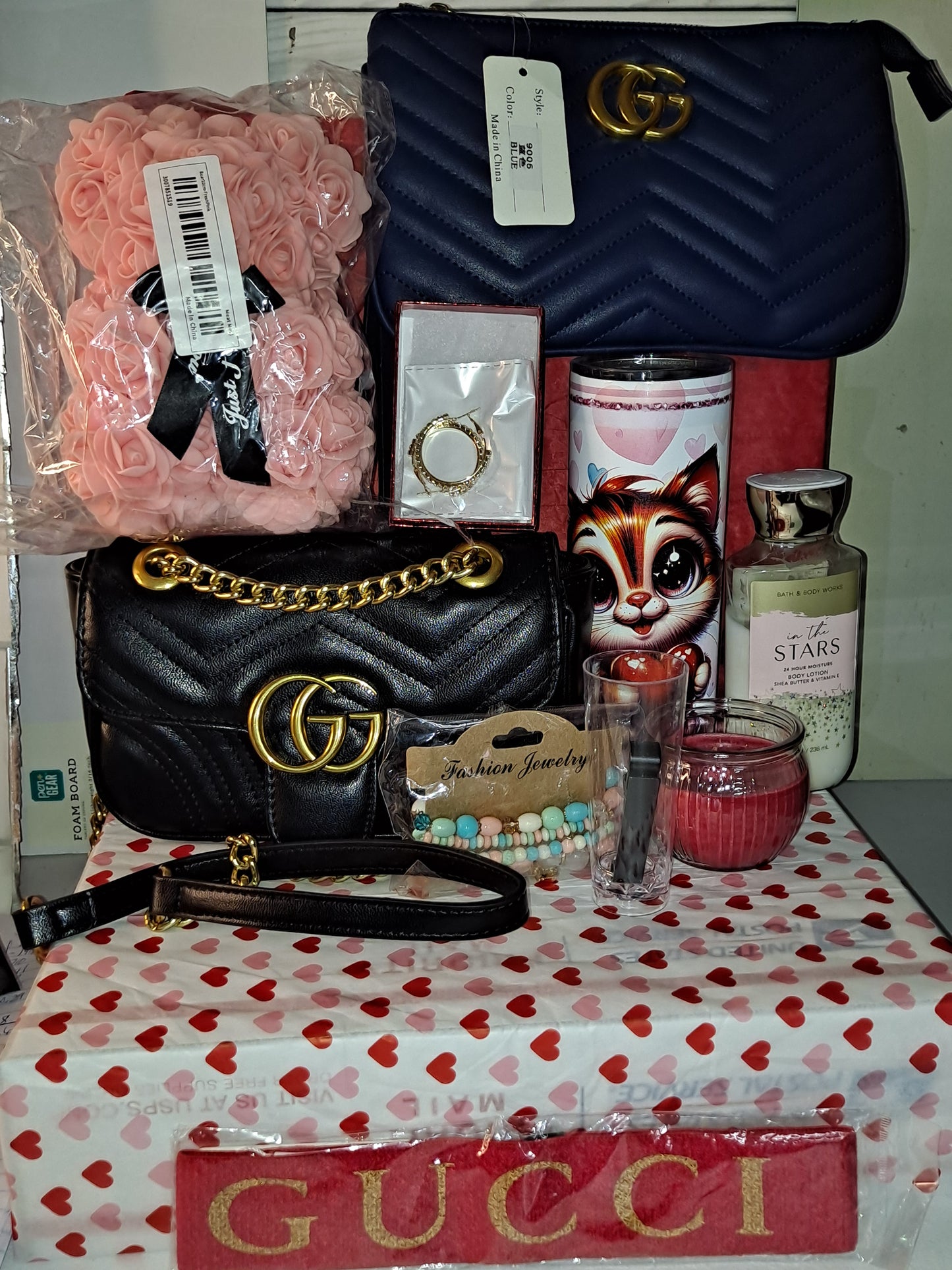 ON HAND Mothers day gift baskets Crossbody & WRISTLET Bags